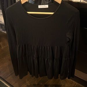 Babydoll Tiered Blouse